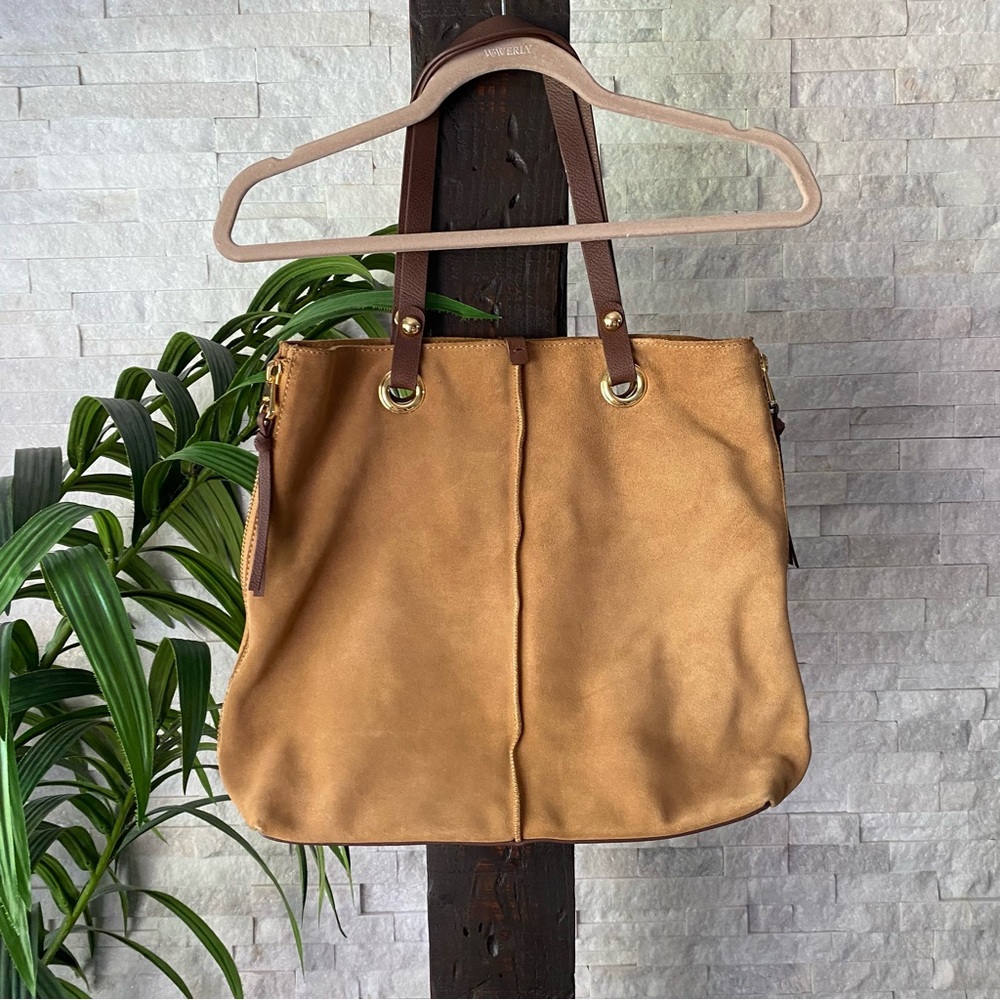 UGG Chestnut Suede “Sheldon” Tote Bag - Picture 11 of 14